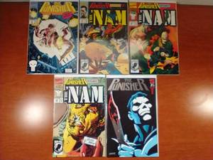 lot 72 image: 5 Punisher Comics