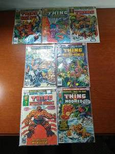 lot 87 image: 7 Marvel Two-in-One (The Thing) Comics