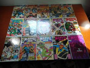 lot 105 image: 15 Marvel Comics - Death Angel & Marvel Age