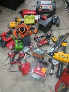 Mixed Lot of Power tools Various Conditions Various Models Customer Returns See Pictures