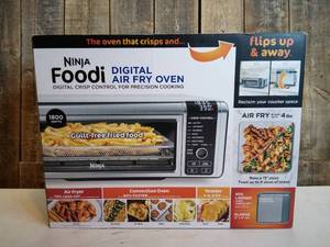 Ninja - Ninja� SP101 Foodi 8-in-1 Digital Air Fry Oven, Toaster, Flip-Away Storage, Dehydrate, Keep Warm - Stainless SteelBlack