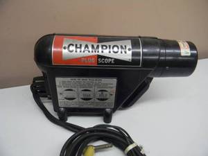 lot 21 image: VINTAGE - Champion Spark Plug Scope Model 2000 - Testing Equipment Service Station - VERY COOL PIECE - SEE PICTURES