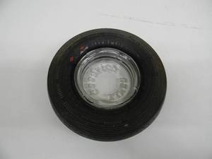 lot 22 image: RARE - VINTAGE GOODRICH RUBBER TIRES ASHTRAY - NICE - VERY COOL PIECE - SEE PICTURES