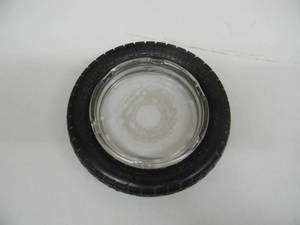 lot 23 image: RARE - VINTAGE B.F. GOODRICH RUBBER TIRES ASHTRAY - SILVERTOWN CORD - NICE - VERY COOL PIECE - SEE PICTURES