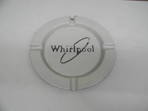 lot 31 image: VINTAGE - Whirlpool Home Appliance Advertising Porcelain Ashtray  Sign - VERY NICE - GREAT PIECE - APPROX 8 - SEE PICTURES