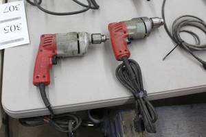 Lot of (2) Milwaukee Holeshooter  38 Drills