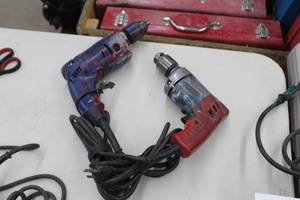 Lot of (2) Milwaukee Magnum Holeshooter Drills