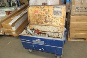 Victaulic Roll Groover  with Rolling Metal Job Box