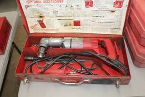 Milwaukee  12 Right Angle Drill Heavy Duty  with Metal Case
