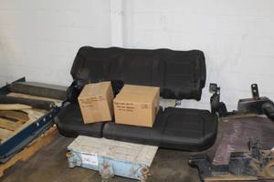 2020 Chevrolet 3500 HD Pickup Truck Rear Seats  with Head Rests, Seat and Seat Belt Hardware