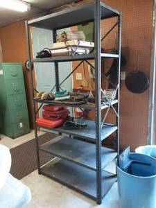 lot 20 image: Metal Shelf Unit 36x18x72