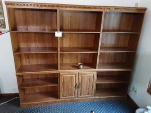 lot 46 image: 3-Tall Book Shelves 29x12x72 Each