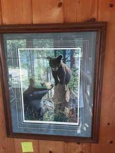 lot 112 image: Framed Print By Brule Miller