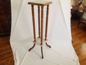 Marble Plant Stand