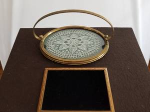 Felt and Glass Trays