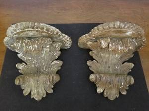 Gold Plaster Shelves