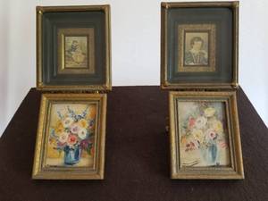 4 Miniature Pictures