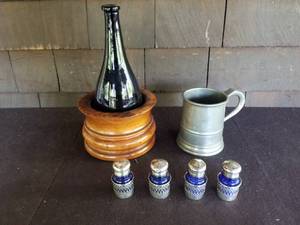 Mixed Antiques and Sterling Lot