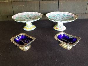 Porcelain, Plated and Sterling