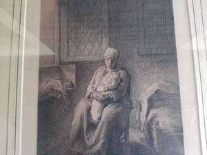 Antique J. F. Millet Etching