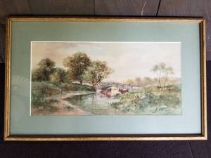 A. Mathews Original Watercolor