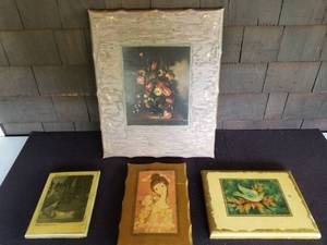4 Pieces Decoupage