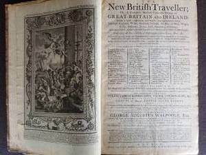 Book Walpooles New British Traveller, 1784