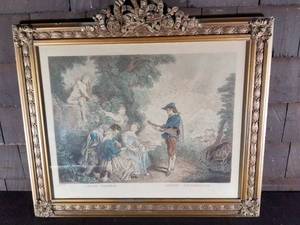 Antique Color Engraving