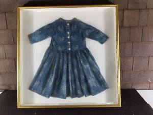 Box Frame with Antique Dress