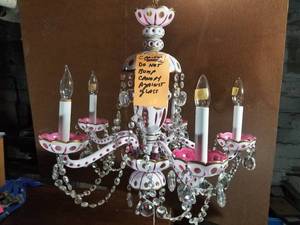 Magnificent Art Glass Chandelier