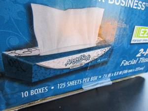 lot 108 image: Angelsoft Facial Tissue