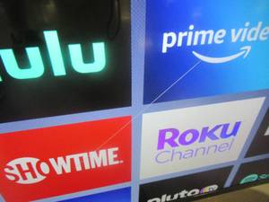 lot 213 image: Element 43 Class (42.5 Diag.) 4k UHD Smart Roku LED TV E4AA43R-G