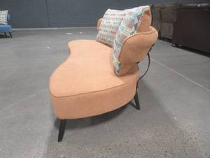 lot 315 image: Signature Design by Ashley Hollyann Rust Contemporary Sofa 2440138