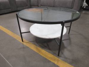 lot 45 image: Signature Design By Ashley Zalany Coffee Table, T245-8.
