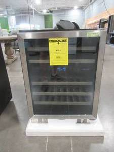 lot 55 image: Newair Dual Zone 24 in. 46-Bottle Built-In Wine Cooler Fridge with Recessed Kickplate and Quiet Operation in Stainless Steel, NWC046SS01