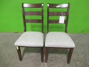 lot 91 image: Signature Design By Ashley Adinton Dining Room Chair, D677-01. (Set of 2).
