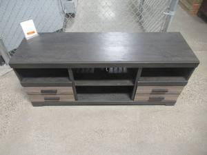lot 330 image: Signature Design by Ashley Harlinton 63 TV Stand W325-68