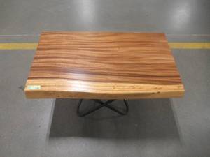 lot 335 image: Live Edge Walnut Vanity 36x21x2.36 36212363