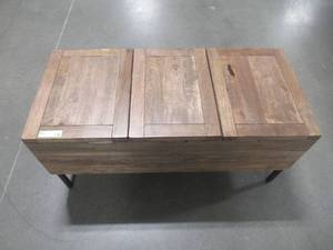lot 346 image: Signature Design by Ashley Braddick Storage Trunk A4000310