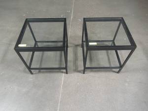 lot 352 image: Meyer & Cross Alexis Side Table Blackened Bronze (Set of 2) ST0379