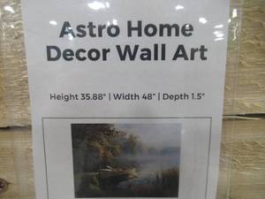 lot 641 image: Ashely Furniture Astro Home Decor - Wall Art A8000050