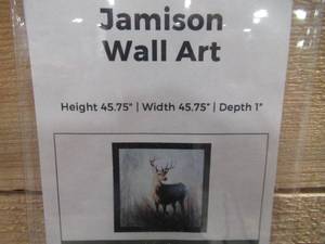 lot 645 image: Signature Design by Ashley Jamison Wall Art A8000279