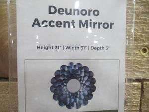 lot 653 image: Signature Design by Ashley Deunoro Accent Mirror A8010061
