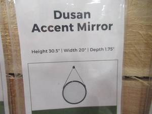lot 654 image: Signature Design by Ashley Dusan Accent Mirror A8010094