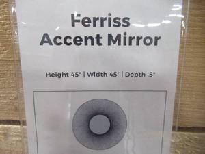 lot 656 image: Signature Design by Ashley Ferriss Accent Mirror A8010183
