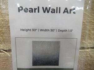 lot 658 image: Signature Design by Ashley Pearl Wall Art A8000212