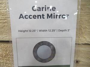 lot 660 image: Signature Design by Ashley Carine Accent Mirror A8010147