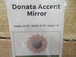 lot 661 image: Signature Design by Ashley Donata Accent Mirror A8010113