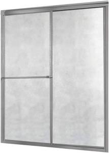 lot 167 image: Foremost TDSS4870-OB-SV Tides Framed Sliding Shower Door-TDSS4870-OB-SV