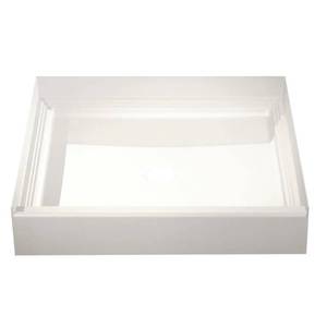lot 174 image: Aquatic 36 in. x 36 in. Shower Pan, NSPAN3636-AW.